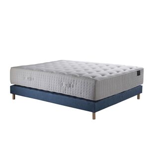 Nuit Celeste Ensemble + sommier Bleu marine 140x190