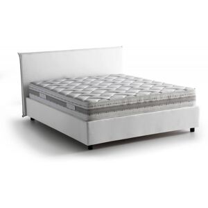 Talamo Italia Lit conteneur double 140x200 cm en tissu blanc