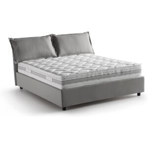 Talamo Italia Lit double conteneur 140x190 cm en tissu gris