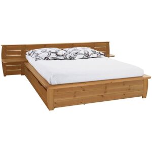 CAMIF Lit rangement en Bois miel 160 x 200 cm