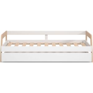 Homifab Lit gigogne enfant 90x200 blanc