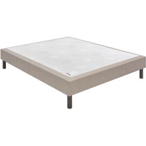 Epeda Sommier confort medium + pieds 2x90x200