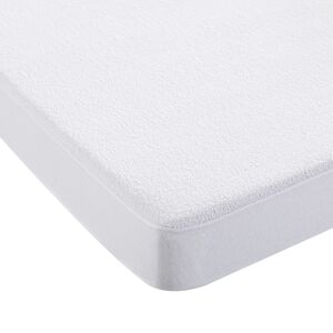 Becquet Protection de matelas antiacariens 180x200 blanche en coton 170 g/m²