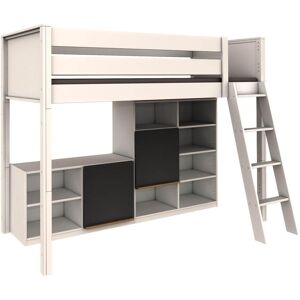 Wookids Lit mezzanine etagere haute