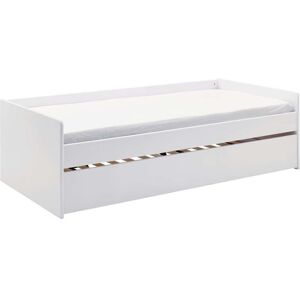 CAMIF Lit banquette gigogne en bois 90 x 190 cm blanc