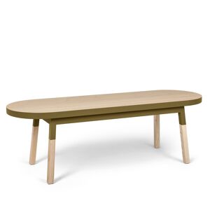 MON PETIT MEUBLE FRANCAIS Bout de lit banc 140 cm, 100% frene massif