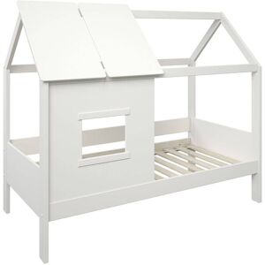 CAMIF Lit cabane en bois blanc 90 x 190 cm