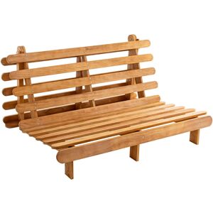 Terre de Nuit Structure futon en bois massif naturel 140x200 cm