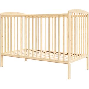 Premiers Moments Lit bebe evolutif en bois naturel - 120x60 cm