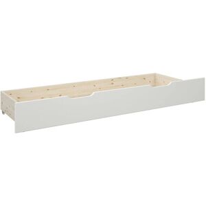 CAMIF Tiroir en bois massif blanc 140 x 190 cm