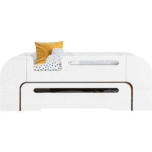 Tendresse de bebe Lit 90x200 entree gauche sommier et tiroir inclus - Blanc