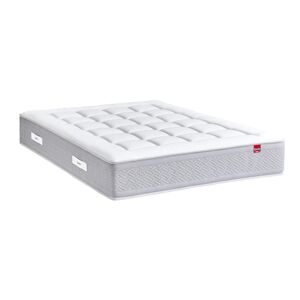 Epeda Matelas capitonne ressorts ensaches, cachemire et soie 200x200