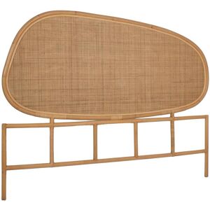 sweeek Tete de lit organique en rotin naturel 160cm