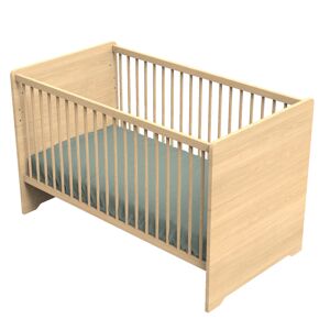 Sauthon Lit evolutif 140x70 - Little Big Bed en bois decor chene miel