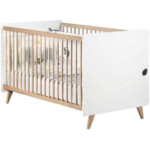 Sauthon Lit bebe evolutif en lit junior Little Big Bed Oslo (70 x 140 cm)