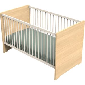 Sauthon Lit evolutif 140x70 - Little Big Bed en bois decor chene miel