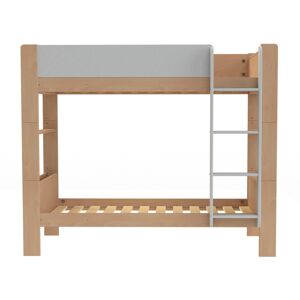 Alfred et Compagnie  Lit superpose separable en hetre blanc bois 90x190