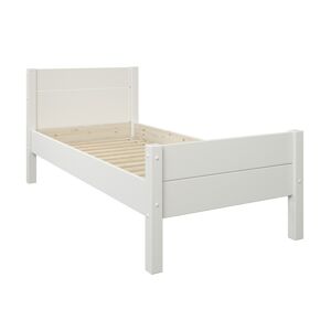 Alfred et Compagnie  Lit enfant pin massif blanc 90x200