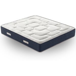 Materassiedoghe Matelas en mousse memoire de forme 200x200 epaisseur 30 cm, 9 zones