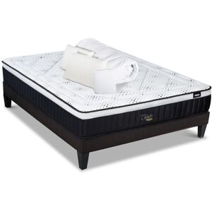 Bellecour Ensemble 140x190 Matelas + Sommier + Accessoires