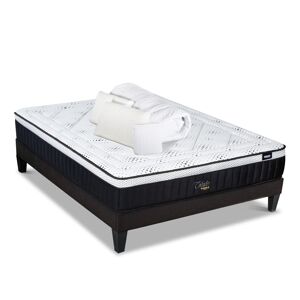 Bellecour Ensemble 160x200 Matelas + Sommier + Accessoires