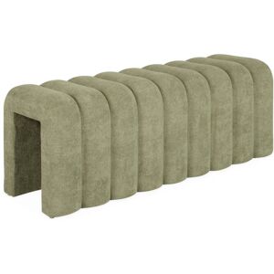 sweeek Banc, bout de lit vert contemporain tissu, design