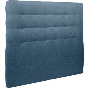 Sommeil de Plomb Tete de lit Capitonnee Tissu Bleu ocean 150x120