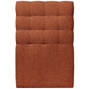 Sommeil de Plomb Tete de lit Capitonnee Bouclette Terracotta 90x120