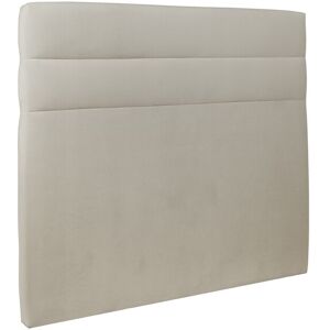 Sommeil de Plomb Tete de lit Lignes Velours Taupe 150x120