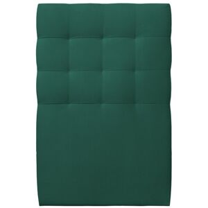 Sommeil de Plomb Tete de lit Capitonnee Velours Vert 90x120