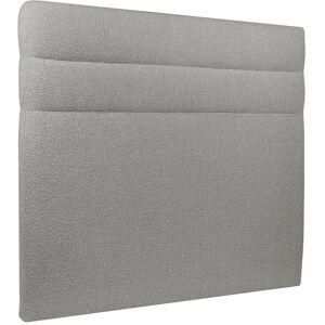 Sommeil de Plomb Tete de lit Lignes Bouclette Gris 150x120