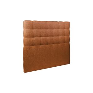 Sommeil de Plomb Tete de lit Capitonnee Bouclette Terracotta 150x120