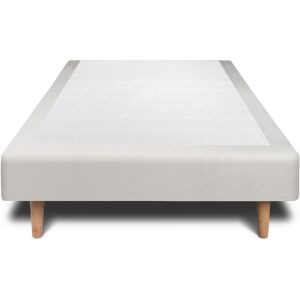 Sommeil de Plomb Sommier Tapissier Velours Gris clair 100x200