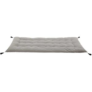 Maisons du Monde Matelas de sol en coton gris 90x190