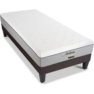 Bellecour Ensemble 90x200 Matelas + Sommier Bois