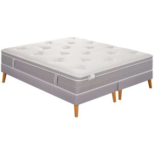 Simmons Ensemble 180x200 Matelas ressorts ensachés ferme H27 + 2 sommiers - Publicité Simmons Ensemble 180x200 Matelas ressorts ensachés ferme H27 + 2 sommiers - Publicité