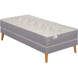 Simmons Ensemble 90x200 Matelas ressorts ensachés ferme H26 + sommier - Publicité Simmons Ensemble 90x200 Matelas ressorts ensachés ferme H26 + sommier - Publicité