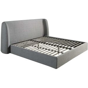 Angel Cerda Lit en tissu gris foncé - Publicité Angel Cerda Lit en tissu gris foncé - Publicité