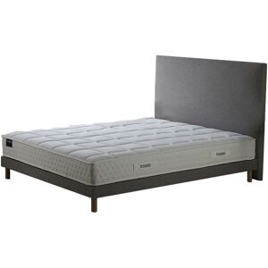 STYLHOTEL Ensemble matelas ressort 5 zones sommier kit tete de lit gris 160x200 - Publicité STYLHOTEL Ensemble matelas ressort 5 zones sommier kit tete de lit gris 160x200 - Publicité