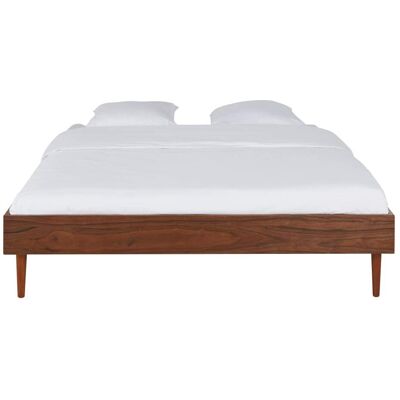 Maisons du Monde Lit vintage en bois de pin massif 160x200 avec sommier à lattes - Publicité Maisons du Monde Lit vintage en bois de pin massif 160x200 avec sommier à lattes - Publicité