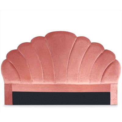 Menzzo Tête de lit 180 cm velours rose - Publicité Menzzo Tête de lit 180 cm velours rose - Publicité