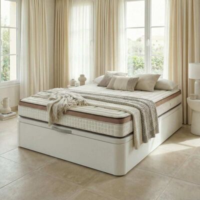 Matelas Toscana Deluxe en Mousse à Mémoire - Soulagement Douleurs Dos - Publicité Matelas Toscana Deluxe en Mousse à Mémoire - Soulagement Douleurs Dos - Publicité