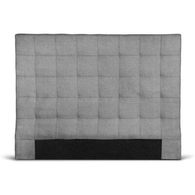 Usinestreet Tête de lit capitonnée en tissu - gris - 140 cm - Publicité Usinestreet Tête de lit capitonnée en tissu - gris - 140 cm - Publicité