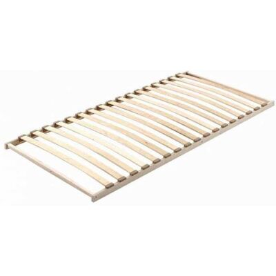 Base de lit en bois beige Vipack - Sommier avec 17 lattes - Publicité Base de lit en bois beige Vipack - Sommier avec 17 lattes - Publicité