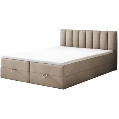 Trada Lit Boxspring 160x200 avec Rangement et Matelas - Publicité Trada Lit Boxspring 160x200 avec Rangement et Matelas - Publicité