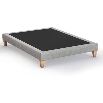 Someo Sommier déco tapissier gris souris 160x200 - Publicité Someo Sommier déco tapissier gris souris 160x200 - Publicité