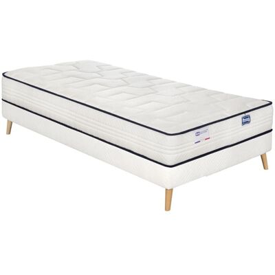 Simmons Ensemble matelas extra ferme ressorts ensachés + sommier 90x190 - Publicité Simmons Ensemble matelas extra ferme ressorts ensachés + sommier 90x190 - Publicité