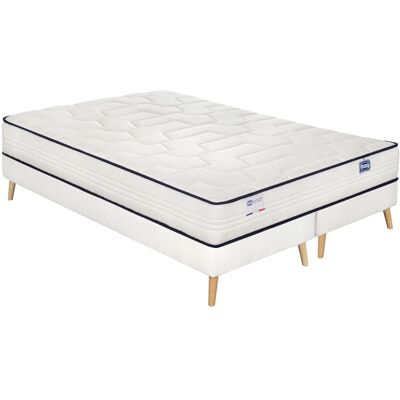 Simmons Ensemble matelas extra ferme ressorts ensachés + 2 sommiers 160x200 - Publicité Simmons Ensemble matelas extra ferme ressorts ensachés + 2 sommiers 160x200 - Publicité