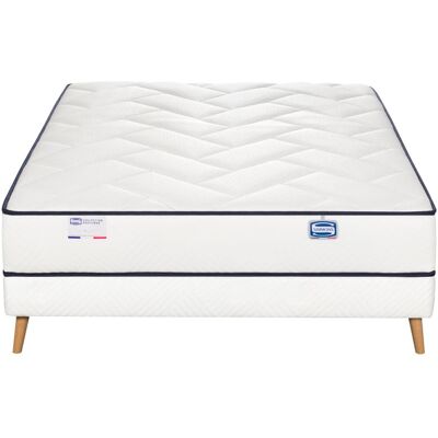 Simmons Ensemble matelas ferme ressorts ensachés + sommier 140x190 - Publicité Simmons Ensemble matelas ferme ressorts ensachés + sommier 140x190 - Publicité