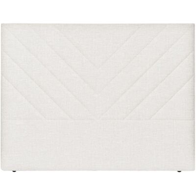 NATYAL Tête de lit tapissée pour lit de 150cm style moderne blanc cassé - Publicité NATYAL Tête de lit tapissée pour lit de 150cm style moderne blanc cassé - Publicité